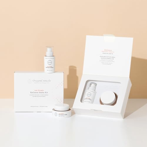 OxygenCeuticals ReGenon Starter Kit ? 2-Step Anti-Aging System with Antioxidant Serum & Cream, 20,000ppm of Idebenone