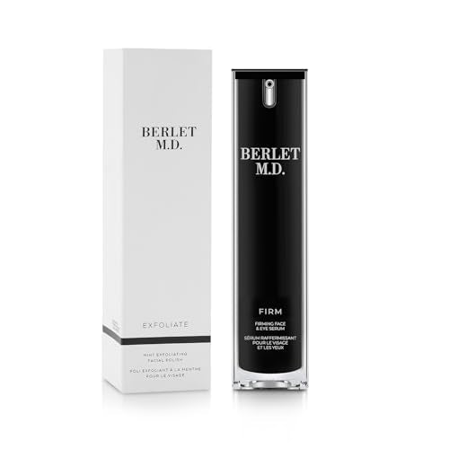 FIRM Face & Eye Serum, Oil-Free Firming & Anti-Aging Serum with Peptides, Aloe Vera & Cucumber Extract, Reduces Dark Circles & Fine Lines, Vegan, Fragrance-Free, All Skin Types, 30ml