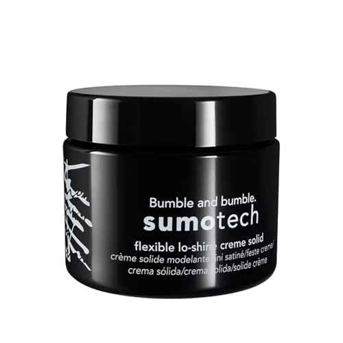 Bumble and bumble. Sumotech Flexible Hold Cream Solid | Pliable Texture, Flexible Hold + Lo-shine Finish | Wavy, Straight, 1.5 Ounce