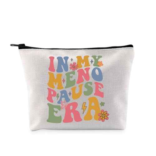G2TUP Funny Menopause Gift My Menopause Era Makeup Bag Hormone Therapy Cosmetic Bag Hot Flashes Gift (Menopause Era MB)