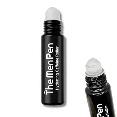 The Men Pen Refresher Kit | Eyebrow, Beard & Hair Filler + Caffeine Eye Roller + Razor 4-Pack, Waterproof, Long-Lasting, Sweat-Proof Grooming Essentials