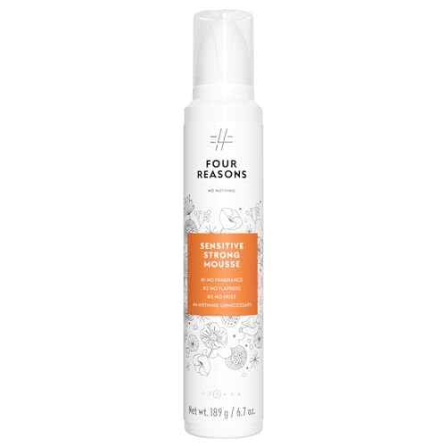 No nothing Very Sensitive Strong Hair Mousse - Volumizing, Hypoallergenic, Fragrance, Paraben & Alcohol Free, Unscented, Gluten & Soy Free - 6.8 oz (New Packaging)