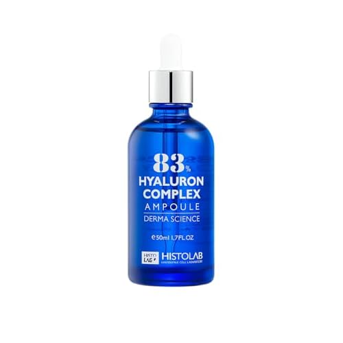 HISTOLAB 83% Hyaluron Complex Ampoule ? Upgraded Formula with Hyaluronic Acid Complex ? Deep Hydration, Barrier Support, Elasticity & Moisture for Dry & Sensitive Skin (50ml / 150ml)