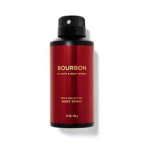 Bath & Body Works Bourbon - Ultra Shea Body Cream 8 oz, 2-in-1 Hair + Body Wash 10 oz & Deodorizing Body Spray 3.7 oz - Set