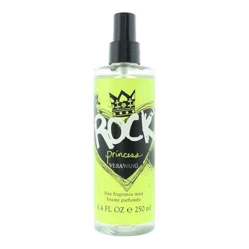 Vera Wang Rock Princess Body Mist 8 fl oz (Pack of 1), Notes of Peach, Jasmine, and Vanilla, Women's Fragrance, Long Lasting, Everyday Fragrance