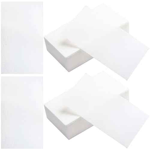 100pcs Breathable Hair Perm Paper, Disposable Perm End Papers, High Temperature Resistant Salon Home Hair Rollers Accessory for Cold Hot Perms Hair Curling