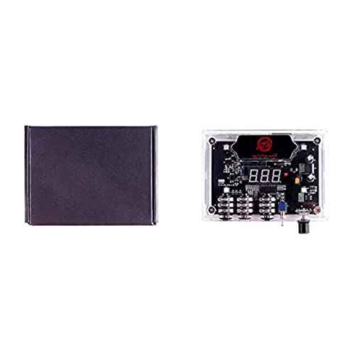 One Tattoo World Transparent Tattoo Power Supply - Precision Control, Innovative Design, Adjustable Voltage with different lights, Dual Machine Compatibility, and Safety Features, OTW-PDCT-1