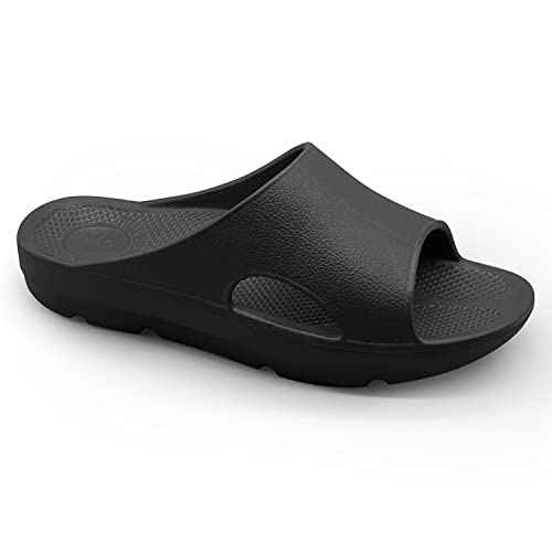 Pure Stride Therapeutic Slides, Orthotic Sandals for Plantar Fasciitis, Metatarsal and Heel Spurs, for Pain Relief and Arch Support of Feet