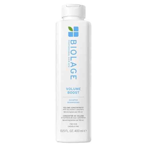 Biolage Volume Boost Shampoo - Long-Lasting Volume, Gently Cleanses, Adds Lightweight Shine To Fine Hair, Soy Protein & Polymers, Vegan, Paraben-Free