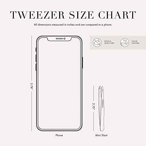 Tweezerman Exclusive Tea Rose Mini Slant Tweezer