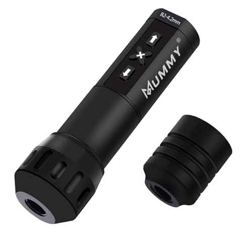 Mummy Tattoo Machine - Cordless Rotary Pen for Artists | 6H Battery,4.2mm Stroke Length,Quiet & Lightweight
