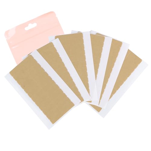GOO GOO Hair Extension Tape Double Sided Adhesive Replacement Tape, Professional Strong Tapes for Tape in Hair Extensions 72pcs, 1.6 * 0.3inch per Piece