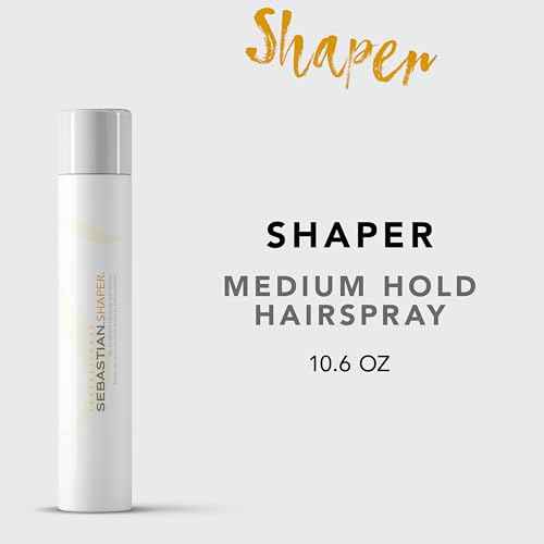Sebastian Professional Shaper Hairspray | Flexible to Medium Hold | Brushable & Versatile Styling Control | For All Hair Types