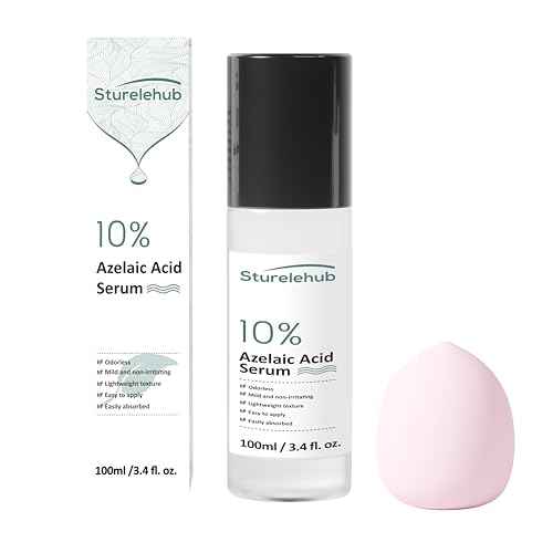 Azelaic Acid 10% Serum, 3.4 fl. oz. / 100ml, Azelaic-Acid-Serum For Reducing Facial Redness And Face