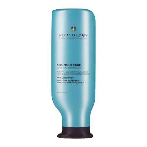 Pureology Strength Cure Conditioner - For Damaged or Color-Treated Hair, Reduces Breakage, Strengthens & Softens, With Sulfate-Free Formula, Vegan