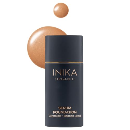 Organic Serum Foundation | Vegan, Buildable Coverage, Weightless Second Skin Feel, Transfer Proof with Skincare Ingredients in Sustainable Packaging. Gratitude 25ml