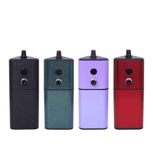 Tattoo Needle Washer for Professional Tattoo Artists | Rechargeable Cordless Design | Flowing Water Cleaning for Cartridge Needles | Portable for Studio & On-Site Work, Efficient Battery (PURPLE)