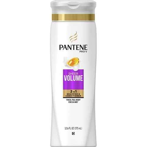 Pantene Pro-V 2 in 1 Shampoo & Conditioner, Sheer Volume with Collagen, 12.6 Ounce