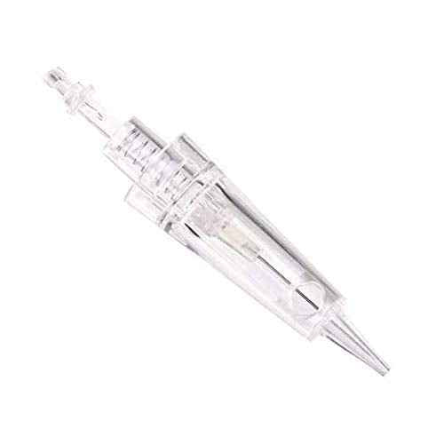 10 PCS M Permanent Make Up Permanent Make Up Needle for Cordless Tattoo Machine - Ombre Powder Brows Microblading Shading Eyeliner Lip Tattoo Permanent Make Up (1RL .18mm)