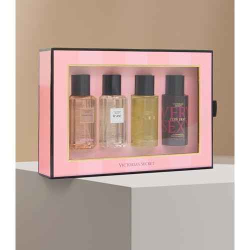 Victoria's Secret Fine Fragrance Mini Mist Gift Set, 4 Piece, Assorted Scents
