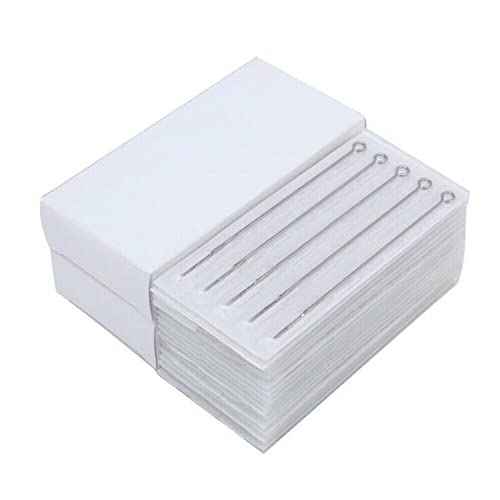 Pirate Face Tattoo 50 Pcs Professional Disposable Tattoo Needles Round Liner (3RL)