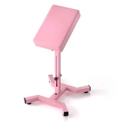 Tattoo Armrest Stand Stability Strongly Height Adjustable Portable,Professional Tattoo Armrest Tattoo Equipment for Studio,Tattoo Arm Rest for Artist (Pink)