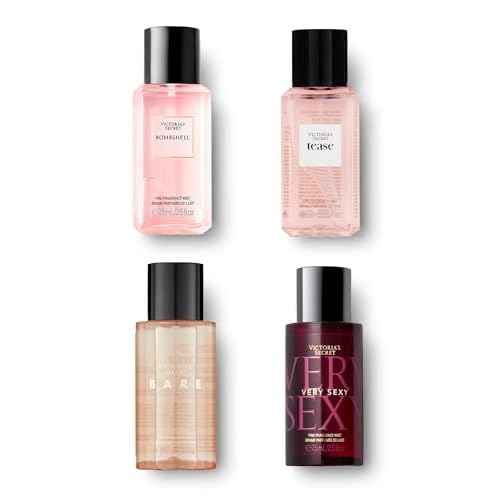 Victoria's Secret Fine Fragrance Mini Mist Gift Set, 4 Piece, Assorted Scents
