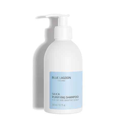 Blue Lagoon Skincare Silica Purifying Shampoo ? Anti Dandruff Shampoo & Psoriasis Treatment for Skin ? Mineral Salts, Silica, Soothing, Fragrance-Free, 300ML