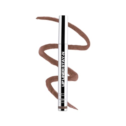 Sacheu Lip Liner STAY-N Peel Off Lip Stain ? Long Lasting Matte Lip Tattoo Transfer Proof Lipstain Infused with Hyaluronic Acid & Vitamin E for All Skin Types ? Vegan & Cruelty-Free, HEY-zel