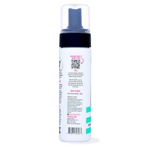 The Doux Multi-Use Mousse for Curly Hair ? The Doux Mousse Def Texture Foam for Styling, Curl Definition, Volume & Shine ? Curl Cream Alternative for Textured Hair & Natural Hair Styles