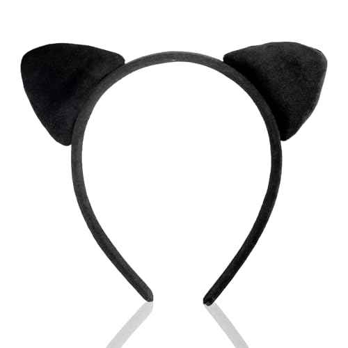 Cat Ear Headband for Women Girls Cute Animal Hairband Halloween Costume Party Accessories