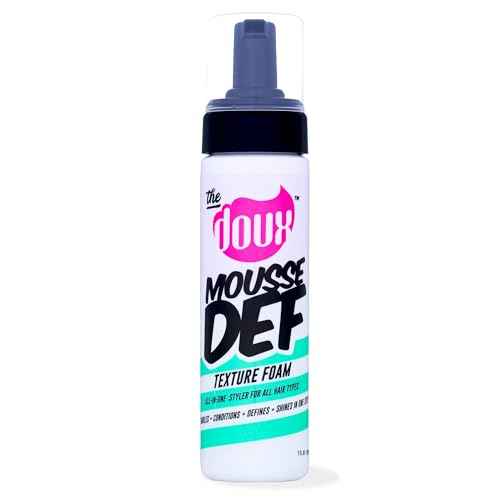 The Doux Multi-Use Mousse for Curly Hair ? The Doux Mousse Def Texture Foam for Styling, Curl Definition, Volume & Shine ? Curl Cream Alternative for Textured Hair & Natural Hair Styles