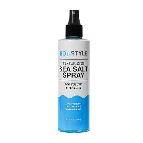 Texturizing Sea Salt Spray ? Adds Instant Volume, Texture & Thickness, Dead Sea Salt & Ginseng Root for Hair Strength & Health, Natural Beach Wavy Style for Men & Women | 8.5 oz