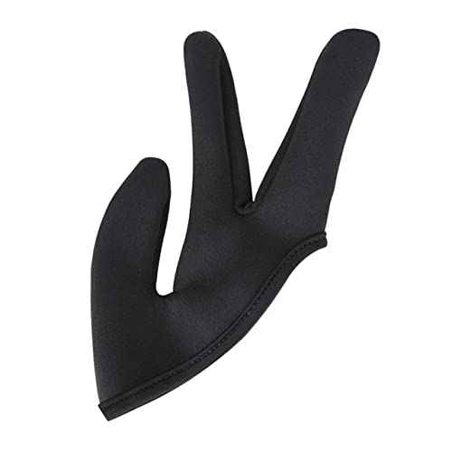 NOLITOY 2pcs Three Finger Heat Resistant Gloves for Hair Styling Curling and Straightening Finger Covers for Safe Hairdressing for Salon Use