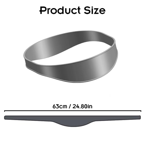 Adjustable Hair Trimming Guide Soft Silicone Trimming Tool, Styling Band DIY Self Haircutting Band for Home Haircuts (Normal)