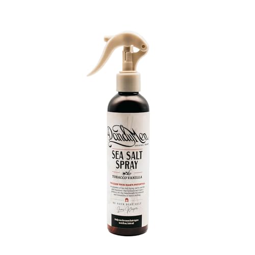 Sea Salt Spray ? Lightweight Texture, Volume, and Flexible Hold with Epsom Salt & Pro-Vitamin B5 (8.45 oz, Tobacco Vanilla)