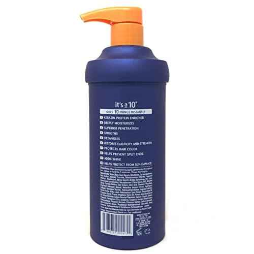 It's A 10 Miracle Deep Conditioner Plus Keratin for Unisex, 17.5 Ounce