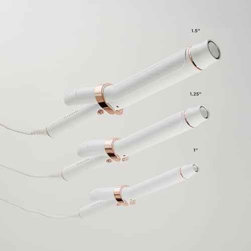 T3 SinglePass Curl X Extra-Long Barrel 1", 1.25", 1.5" Curling Iron with 9 Heat Settings and Ceramic Barrel for Fast Styling and Lasting Results on All Hair Types