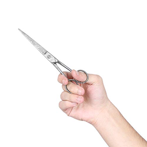 Perkin - Damascus Steel Scissor Professional Hair Cutting Shears Barber Scissor