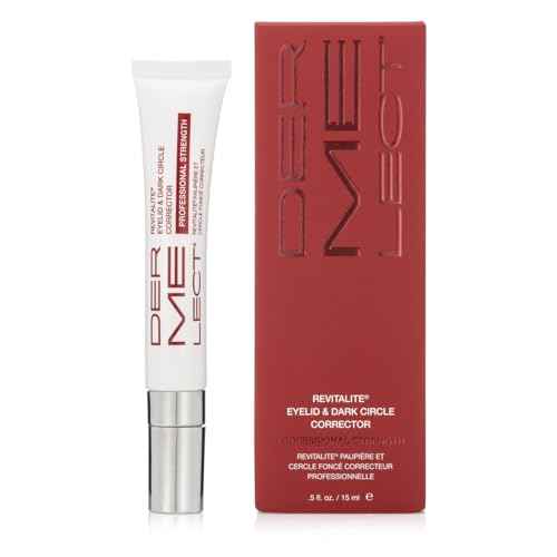 Dermelect Revitalite Eyelid & Dark Circle Corrector- Professional Strength, Anti-Aging Eye Cream with Peptides, Brightening & Tightening Ingredients- Dark Circles, Puffiness, Droopy Eyelids & Wrinkles