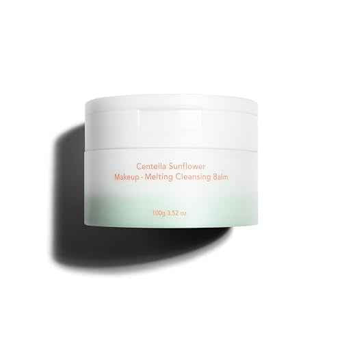 HARUHARU wonder Centella Sunflower Makeup-Melting Cleansing Balm 3.52 oz., Facial Cleanser for Heavy Makeup Removal, Korean Skincare