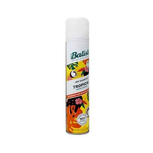 Batiste Dry Shampoo, Tropical Fragrance, Refresh Hair and Absorb Oil Between Washes, Waterless Shampoo for Added Hair Texture and Body, 6.73 OZ Dry Shampoo Bottle pack of 2