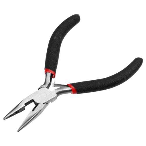 Hair Extension Pliers Hair Extension Beads Kit Black Pliers Hairs Pull Through Tool for Professional Hairs Styling Tools Accessory