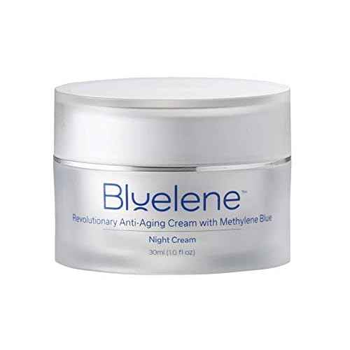 Bluelene Night Cream, Revolutionary Anti Wrinkle Face Cream with Methylene Blue (30 ml). Suitable for Sensitive Skin