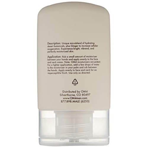 Organic Male OM4 Dry Step 4 - Thirst Quenching Moisture Complex Moisturizer Lotion for Men with normal to dry skin