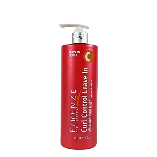 Firenze Professional Curl Control with avocado extract Shampoo, Conditioner and Leave In Cream, Includes Gift bag