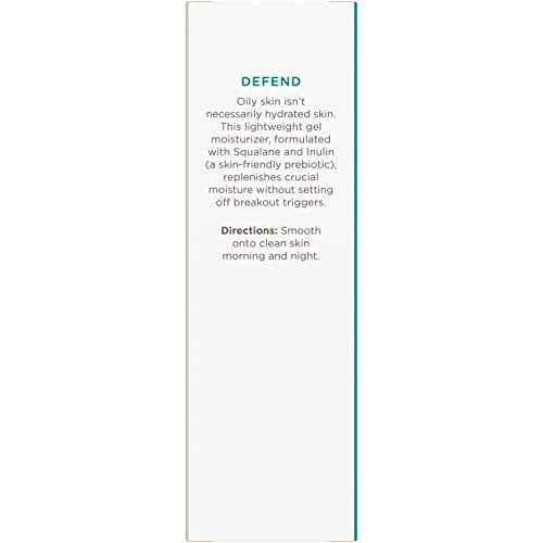 Burt's Bees Clear and Balanced Skin Balancing Gel Cream With Squalane and Prebiotic, Gel Moisturizer for Breakout-Prone Skin, 99 Percent Natural Origin, 1.8 oz. Bottle (Pack of 4)