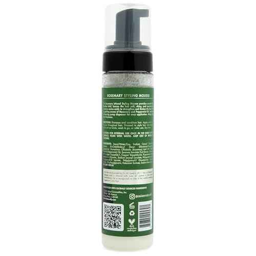As I Am Rosemary Styling Mousse 8 Fl Oz (237 ml) - with Biotin & Saw Palmetto