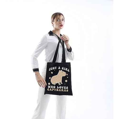 Capybara Lover Accessories Giant Cavy Rodent Gift Animals Theme Gift Just Who Loves Capybaras Cosmetic Bag