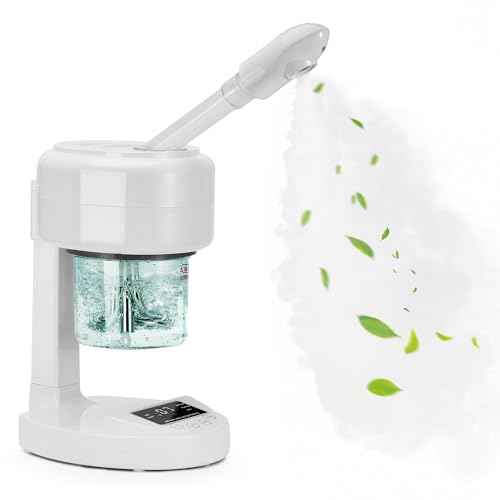 JOSTZHXIN Facial Steamer Nano Ionic Face Steamer with Extendable Arm,Portable Facial Steamer 360¡ÆRotating Nozzle Esthetician Steamer for Personal Care at Home or Salon